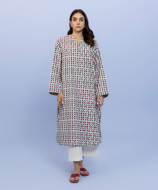 Sapphire - Printed Khaddar Shirt