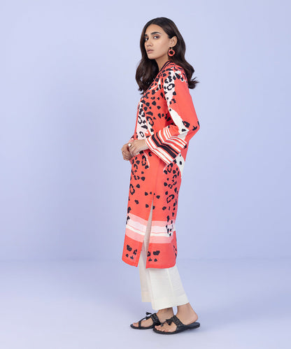 Sapphire - Printed Khaddar Shirt