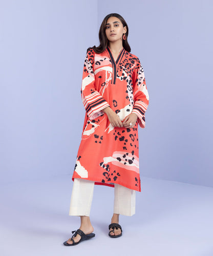 Sapphire - Printed Khaddar Shirt