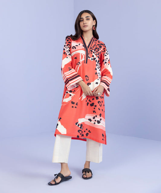 Sapphire - Printed Khaddar Shirt