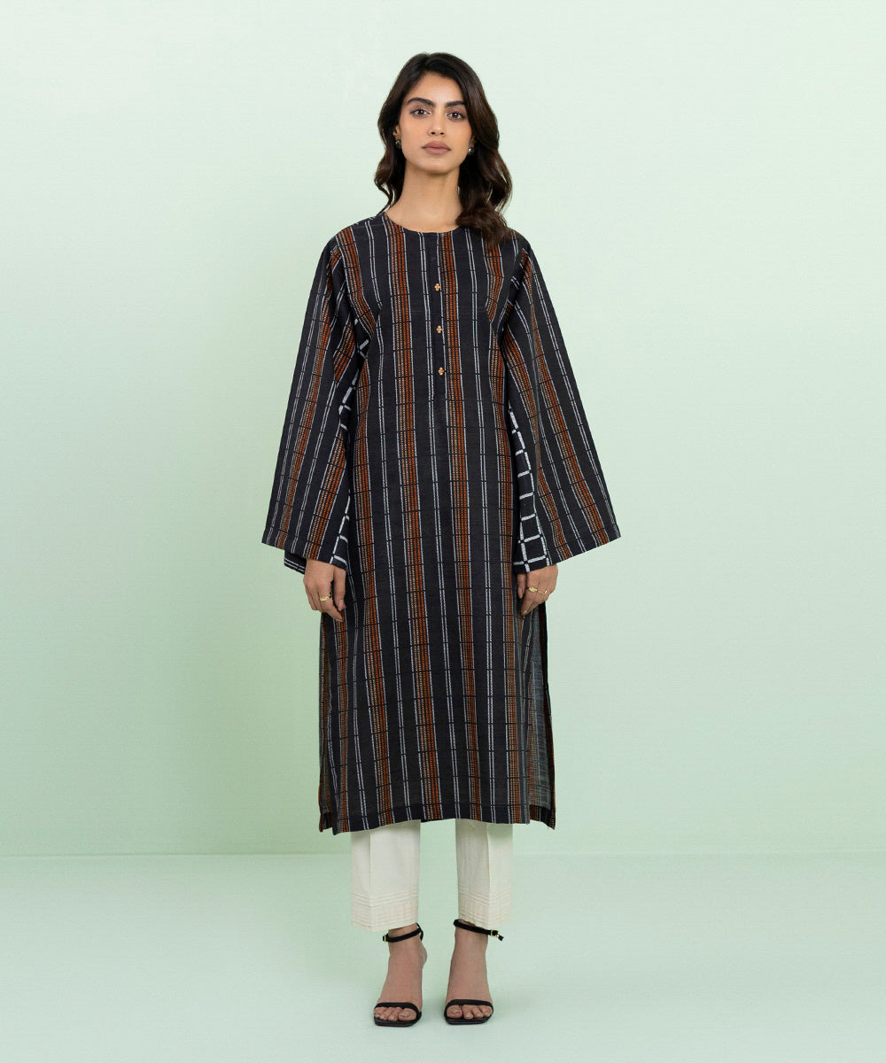 Sapphire - Printed Khaddar Shirt