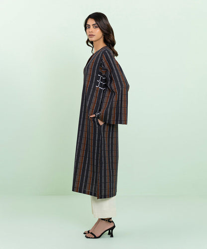 Sapphire - Printed Khaddar Shirt