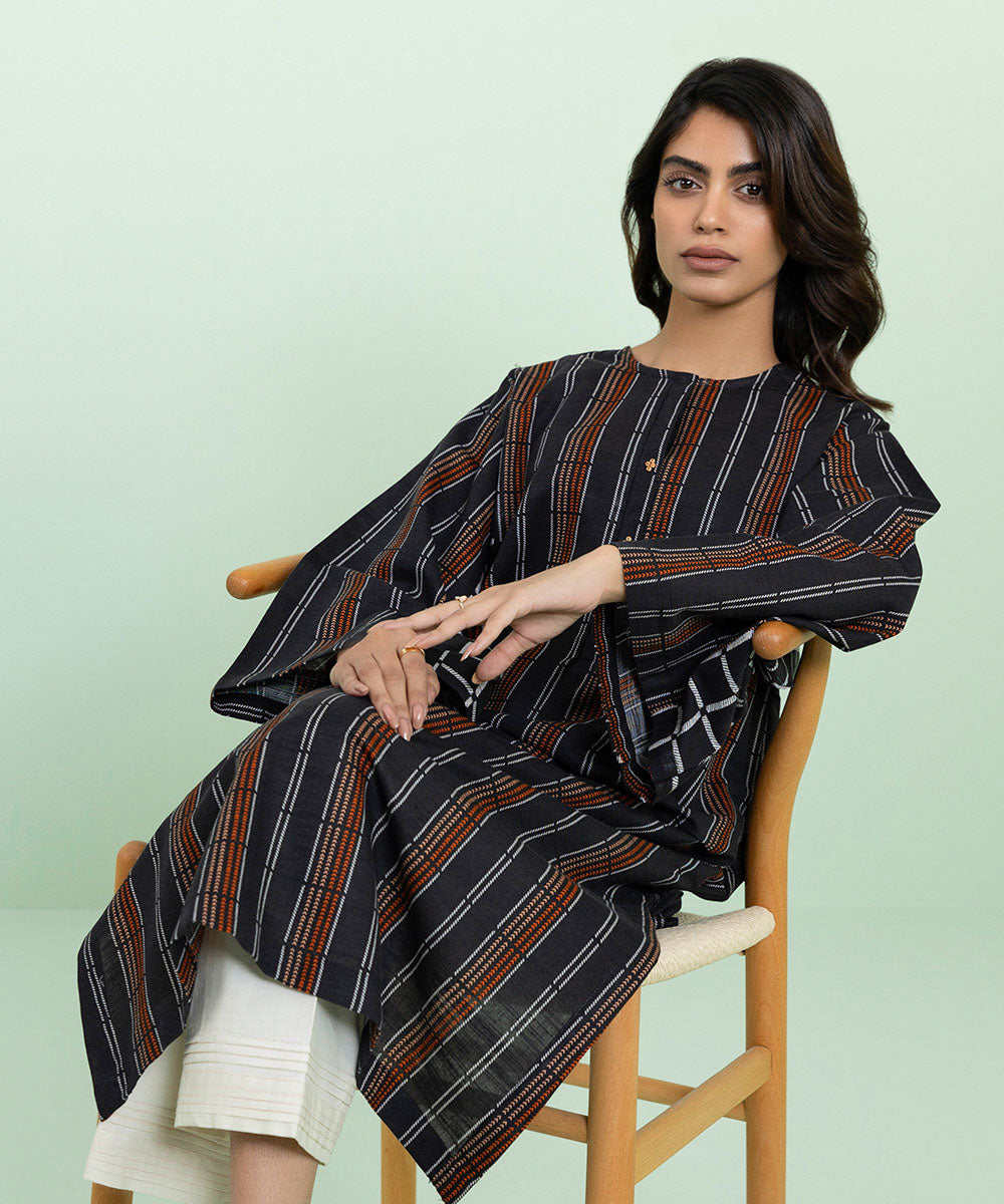 Sapphire - Printed Khaddar Shirt