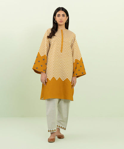 Sapphire - Printed Khaddar Shirt