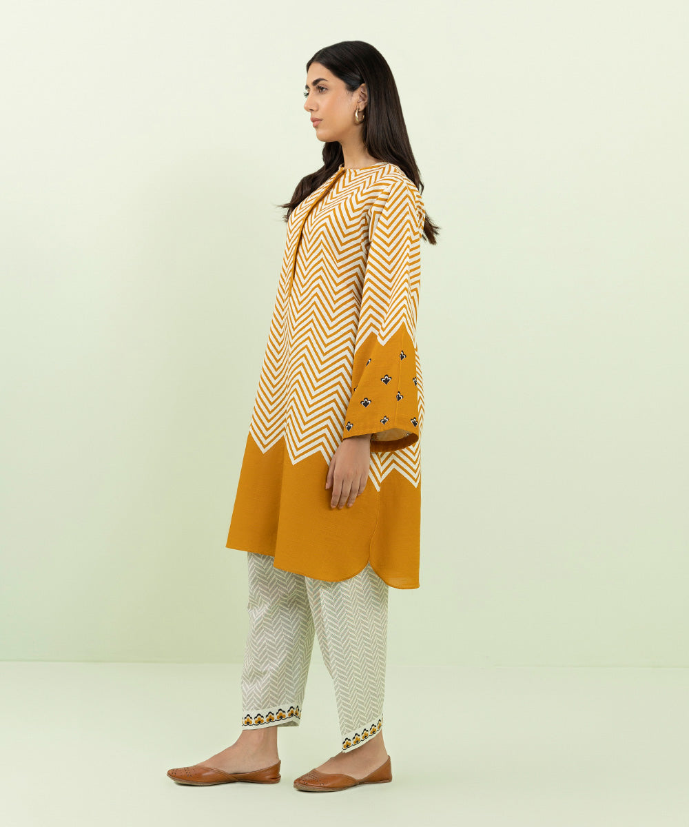 Sapphire - Printed Khaddar Shirt