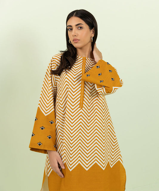 Sapphire - Printed Khaddar Shirt