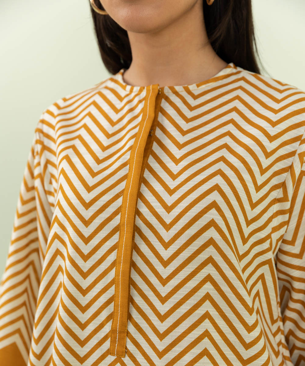 Sapphire - Printed Khaddar Shirt