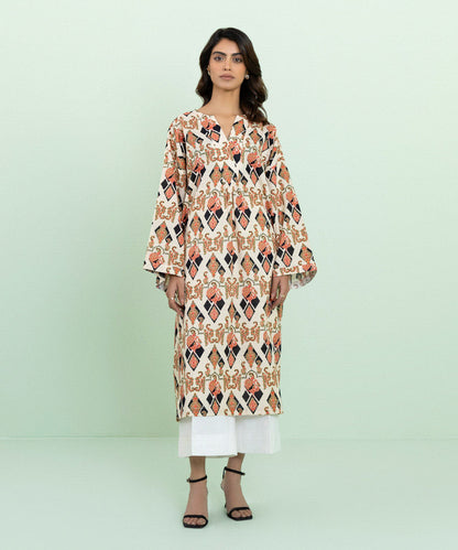 Sapphire - Printed Khaddar Shirt