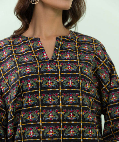 Sapphire - Printed Khaddar Shirt