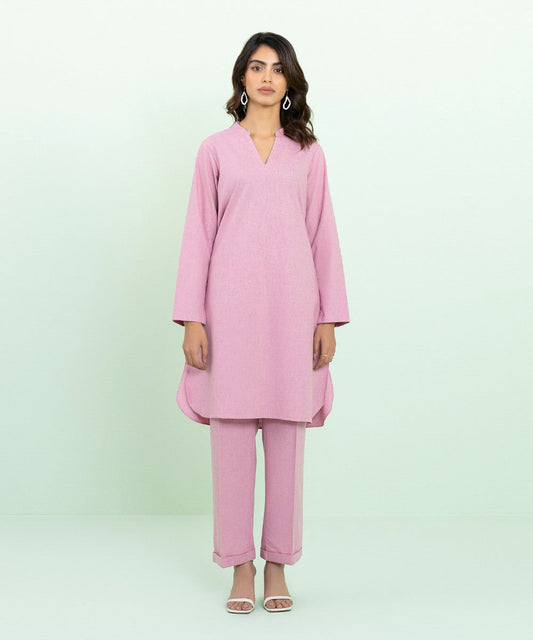 Sapphire - 2 Piece - Solid Mélange Suit