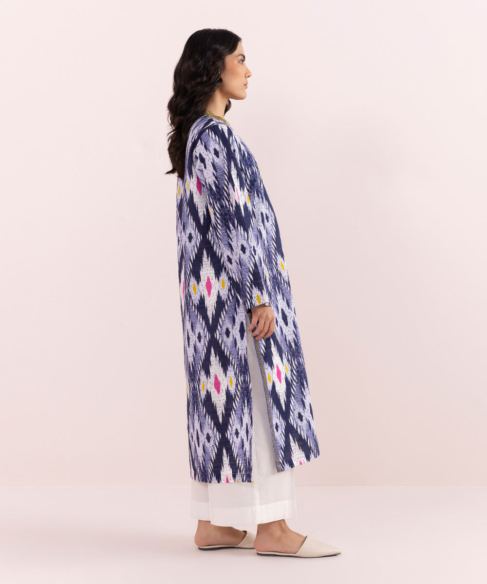 Sapphire - Printed Khaddar Shirt