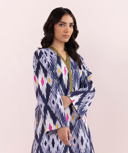 Sapphire - Printed Khaddar Shirt