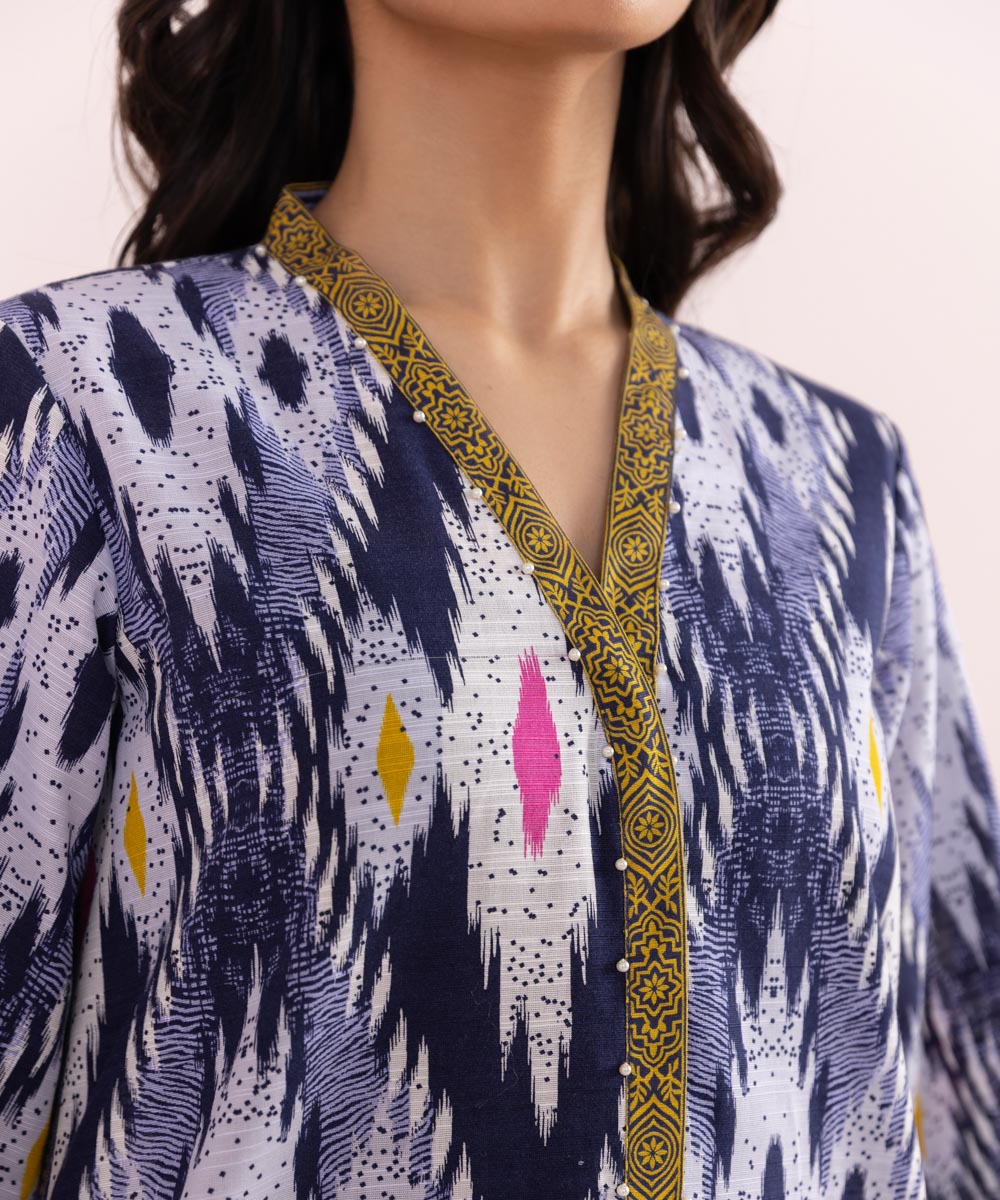 Sapphire - Printed Khaddar Shirt