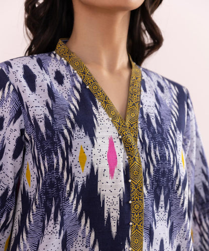 Sapphire - Printed Khaddar Shirt