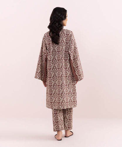 Sapphire - 2 Piece - Printed Khaddar Suit