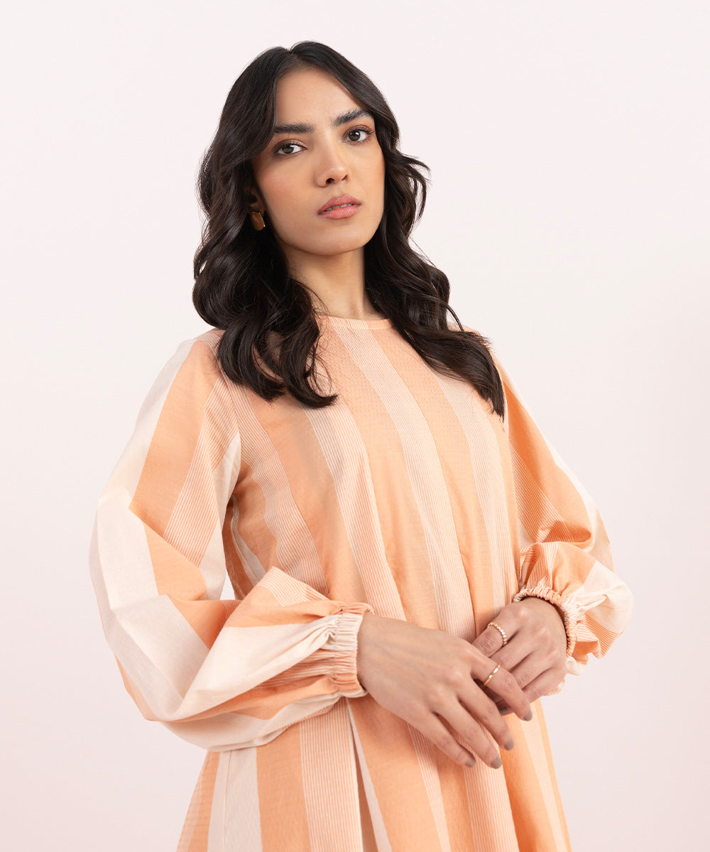 Sapphire - Yarn Dyed Flared Shirt