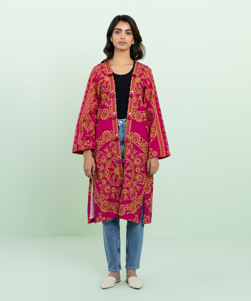 Sapphire - Printed Khaddar Jacket