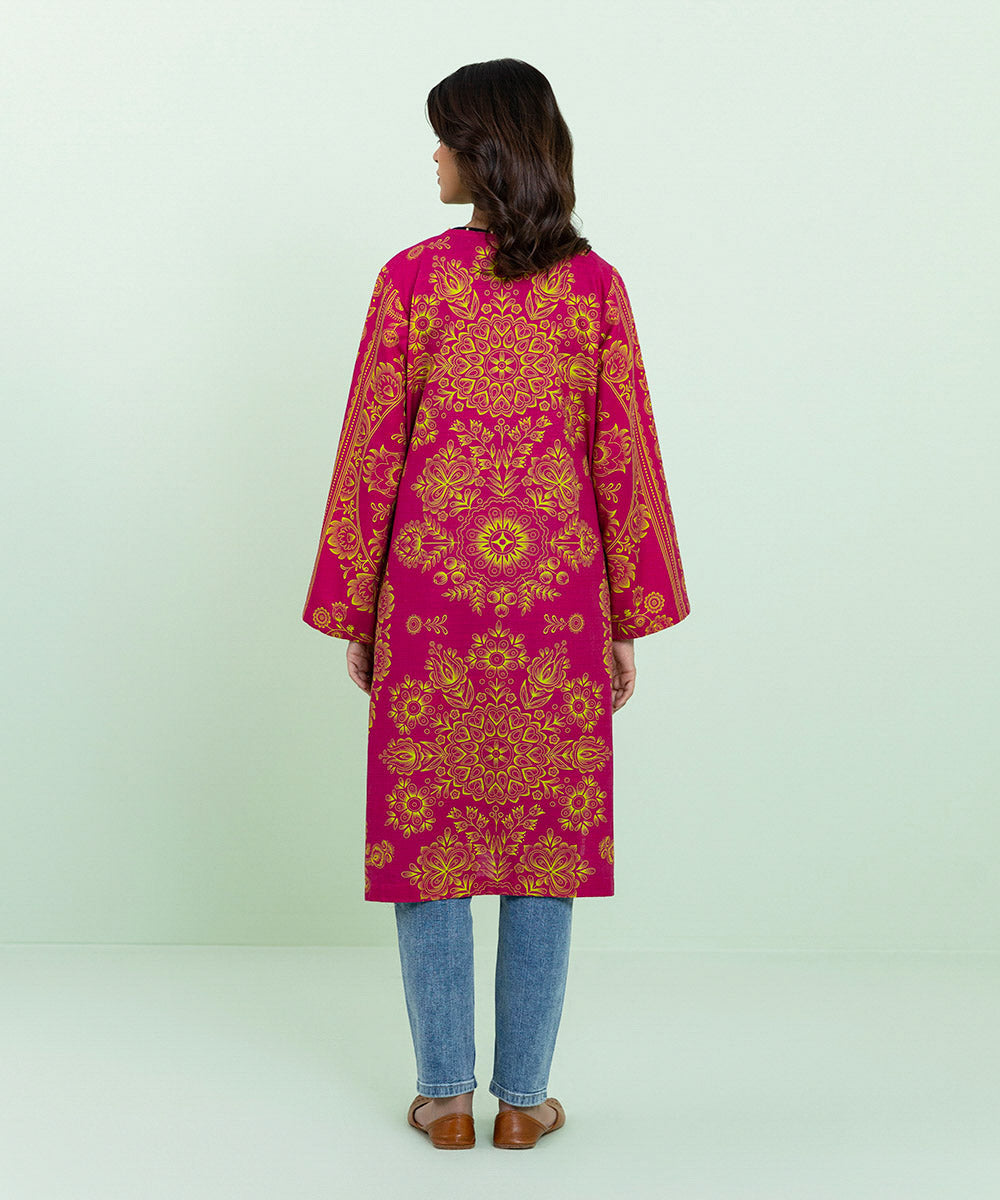 Sapphire - Printed Khaddar Jacket
