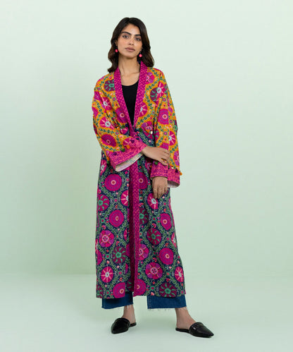 Sapphire - Printed Khaddar Jacket