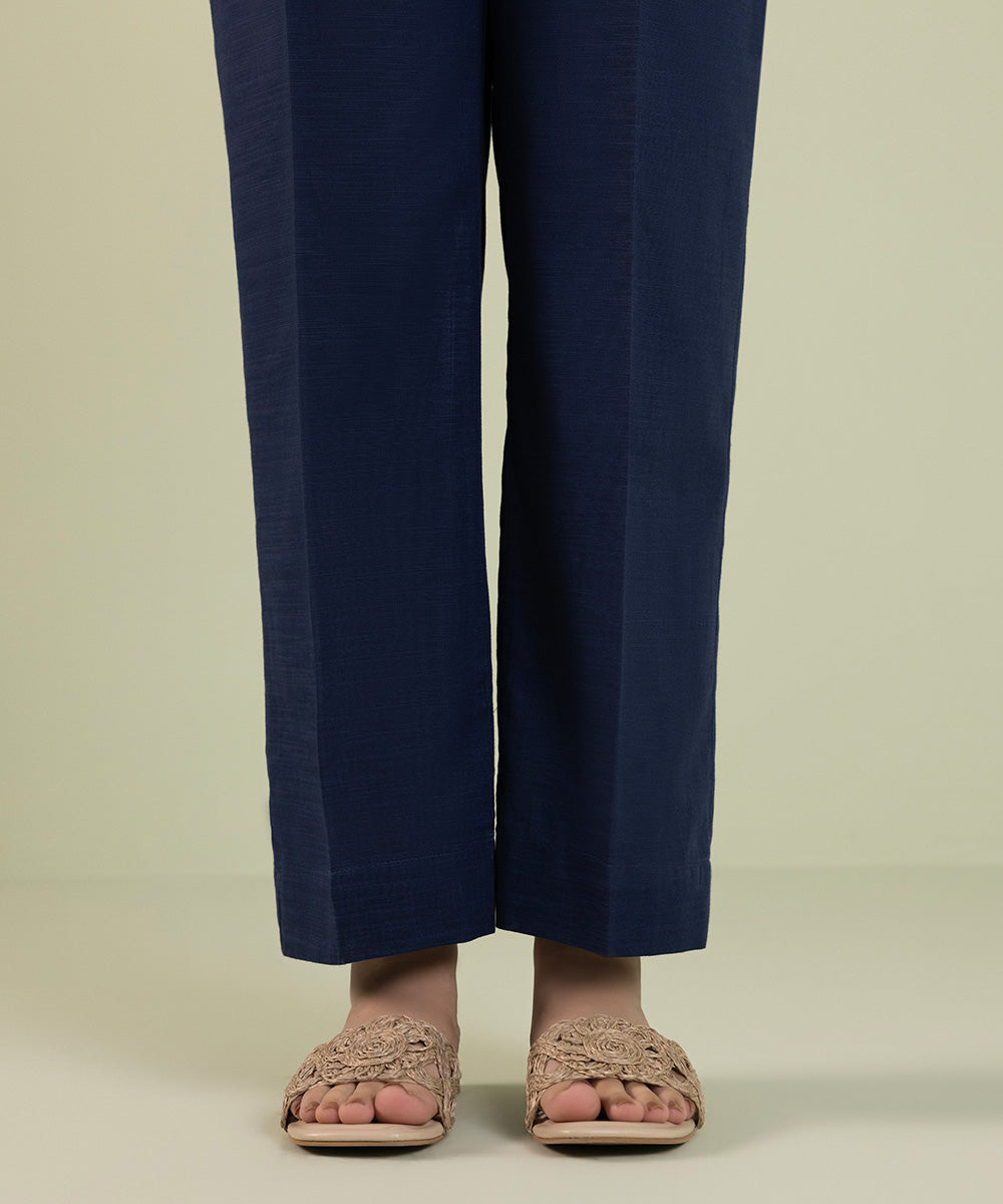 Sapphire - Recycled Cotton Straight Pants