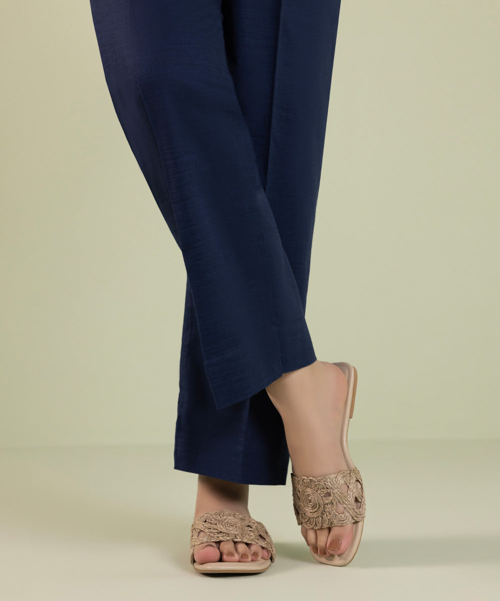 Sapphire - Recycled Cotton Straight Pants