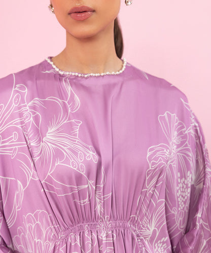 Sapphire - Embellished Silk Kaftan