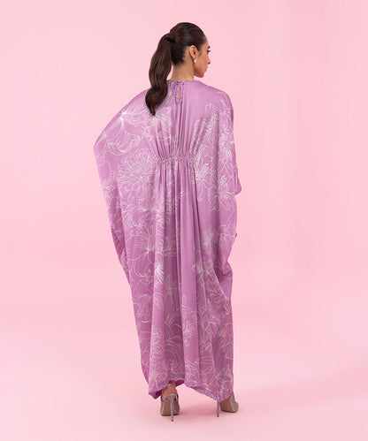 Sapphire - Embellished Silk Kaftan