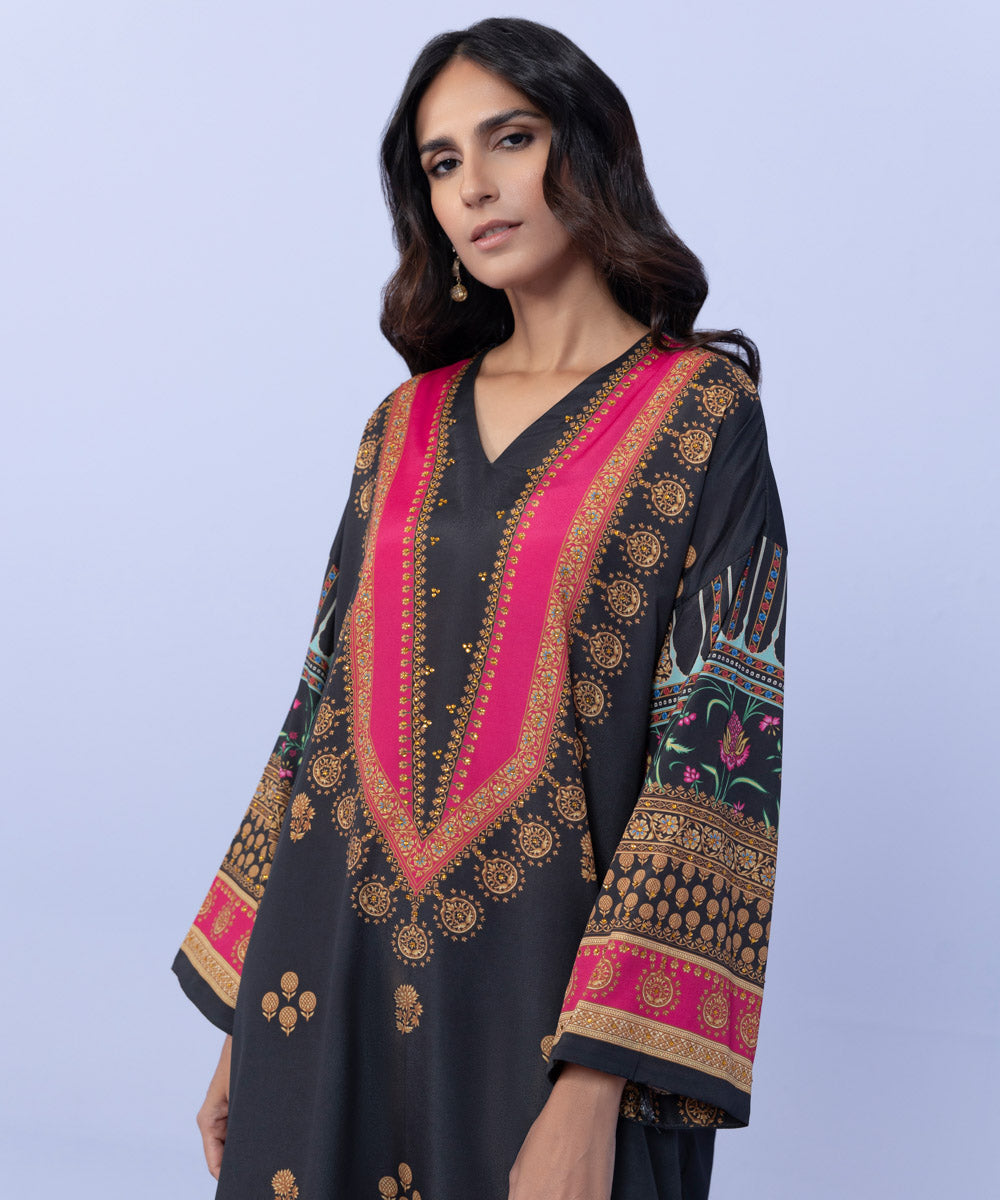 Sapphire - Printed Silk Shirt