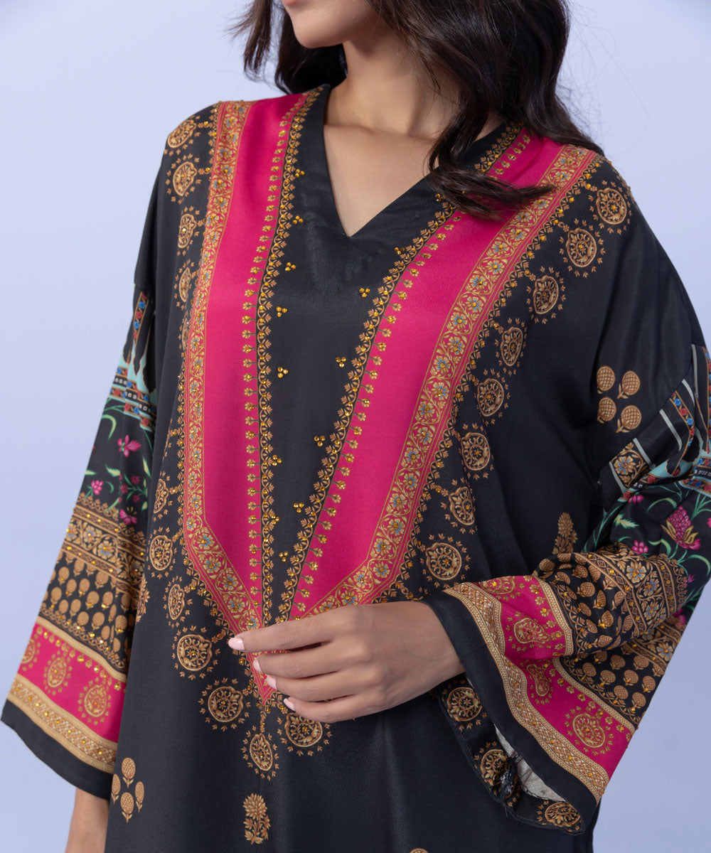 Sapphire - Printed Silk Shirt