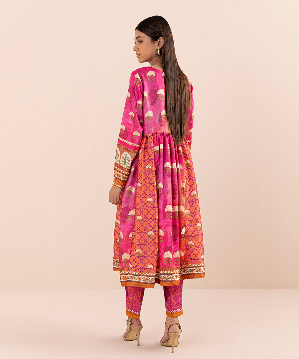 Sapphire - Embellished Flared Silk Shirt