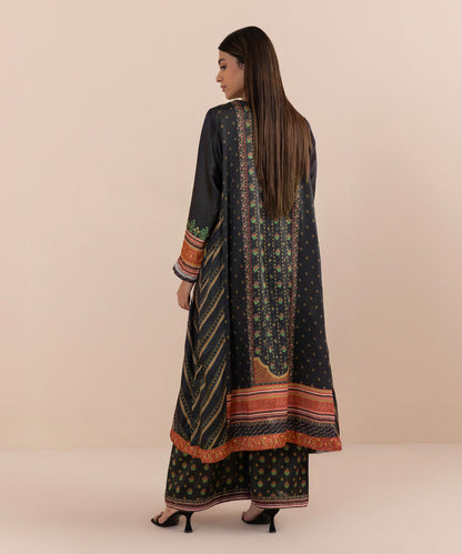 Sapphire - 2 Piece - Printed Silk Suit