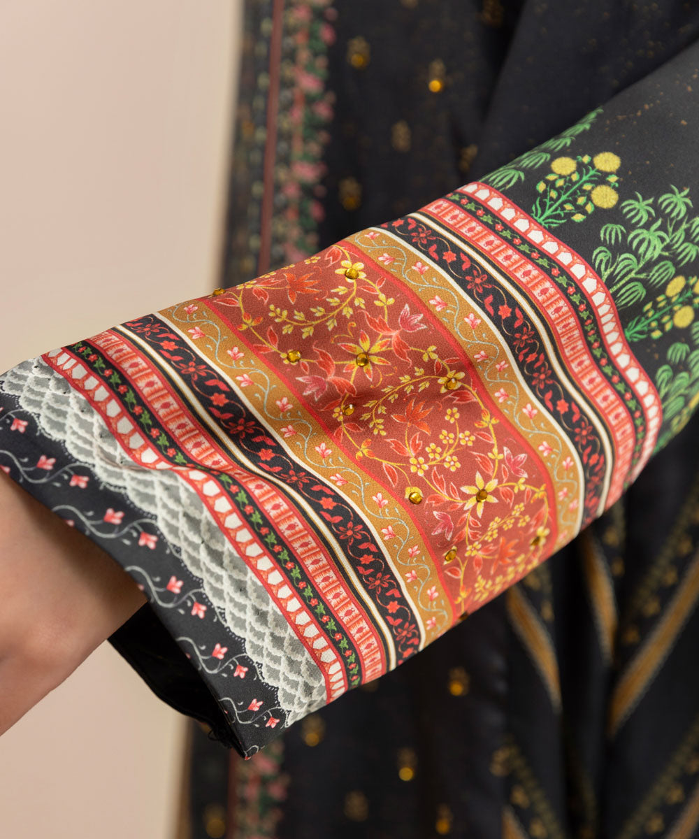 Sapphire - 2 Piece - Printed Silk Suit