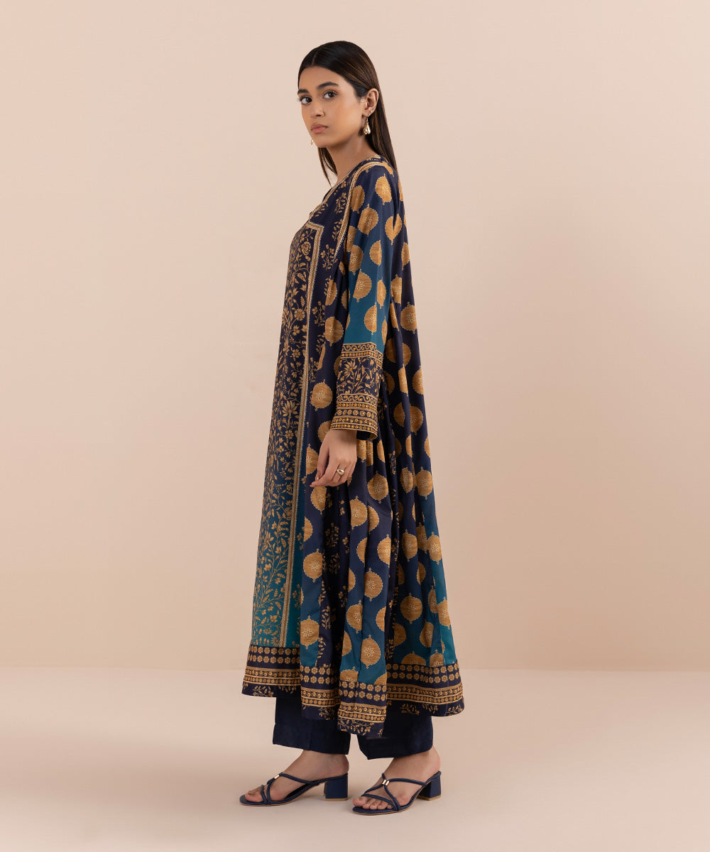 Sapphire - Printed Silk Shirt