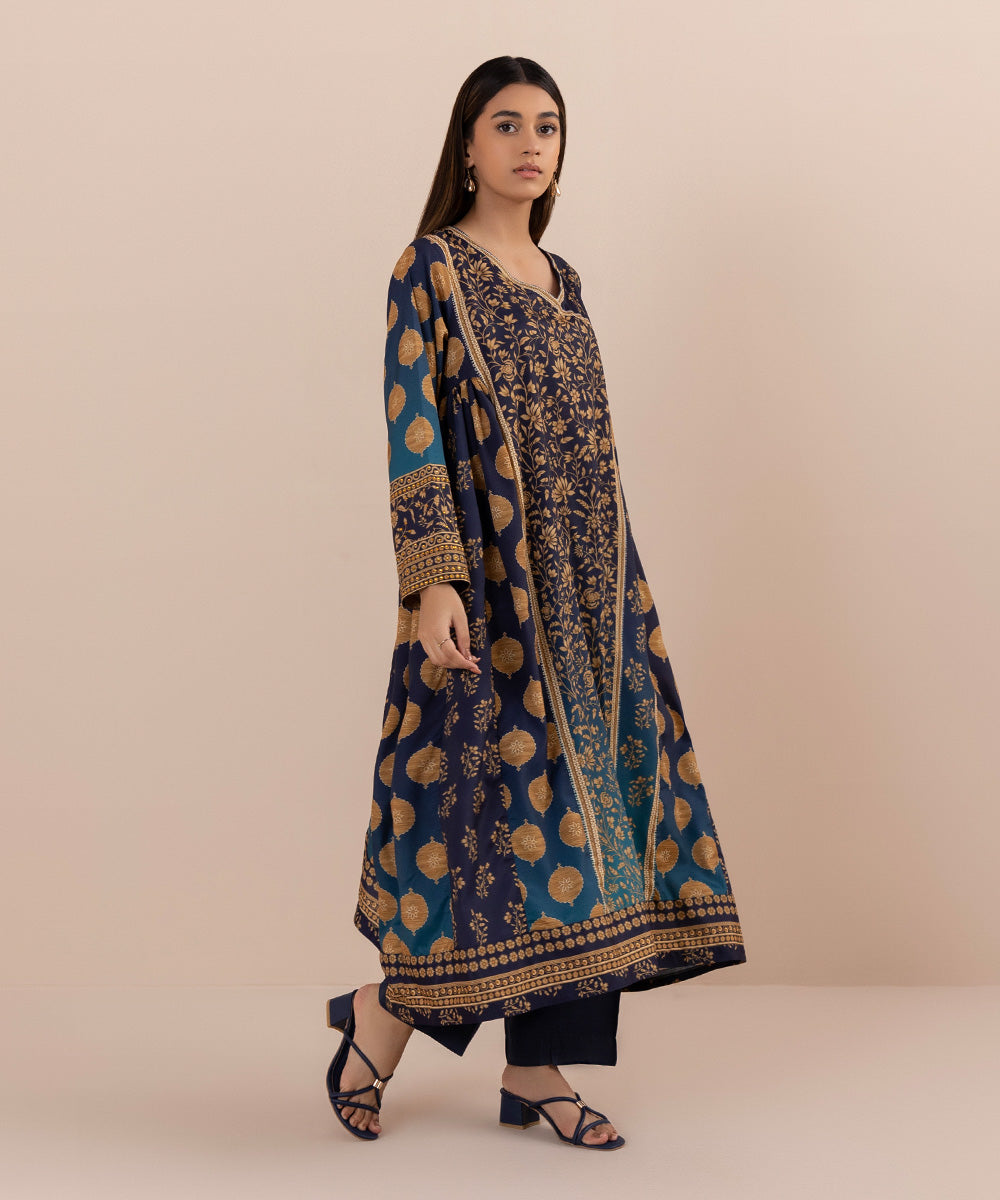 Sapphire - Printed Silk Shirt