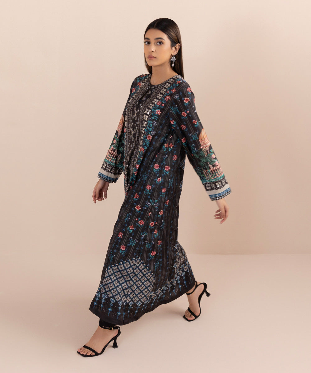 Sapphire - Printed Silk Shirt