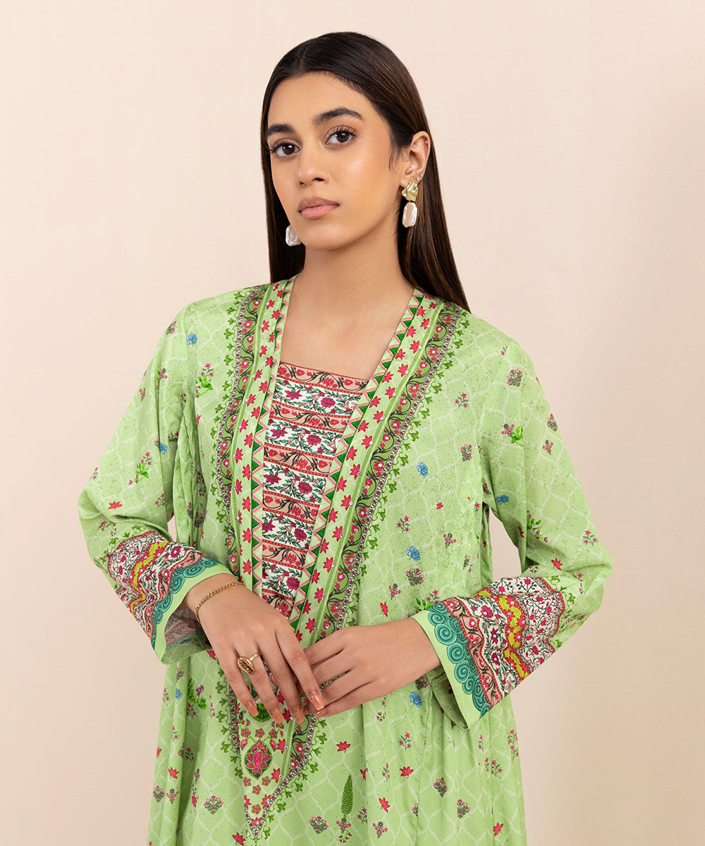 Sapphire - Printed Silk Shirt