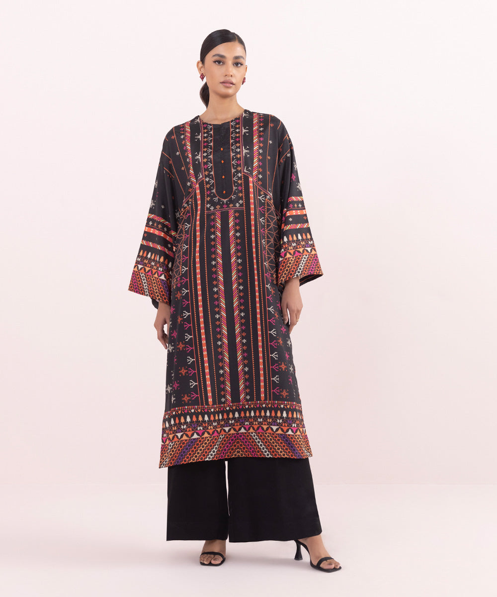 Sapphire - Printed Silk Shirt