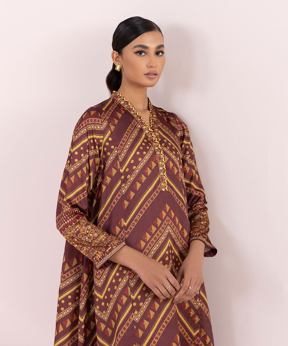 Sapphire - Printed Silk Shirt