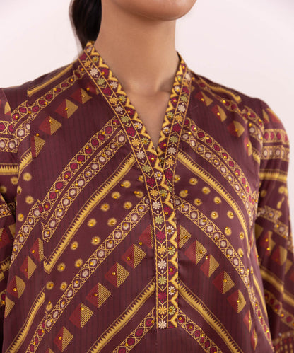 Sapphire - Printed Silk Shirt