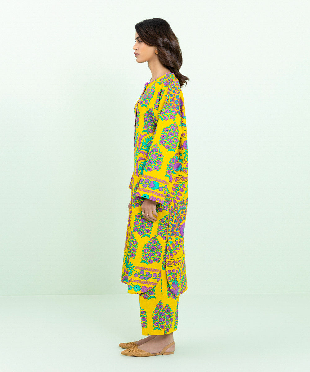 Sapphire - Printed Khaddar Shirt