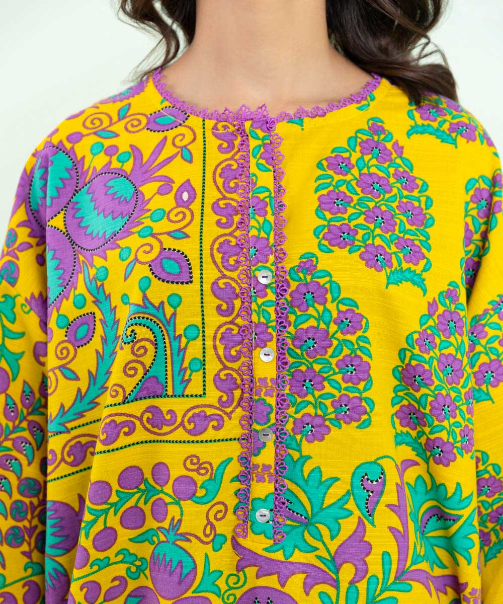 Sapphire - Printed Khaddar Shirt