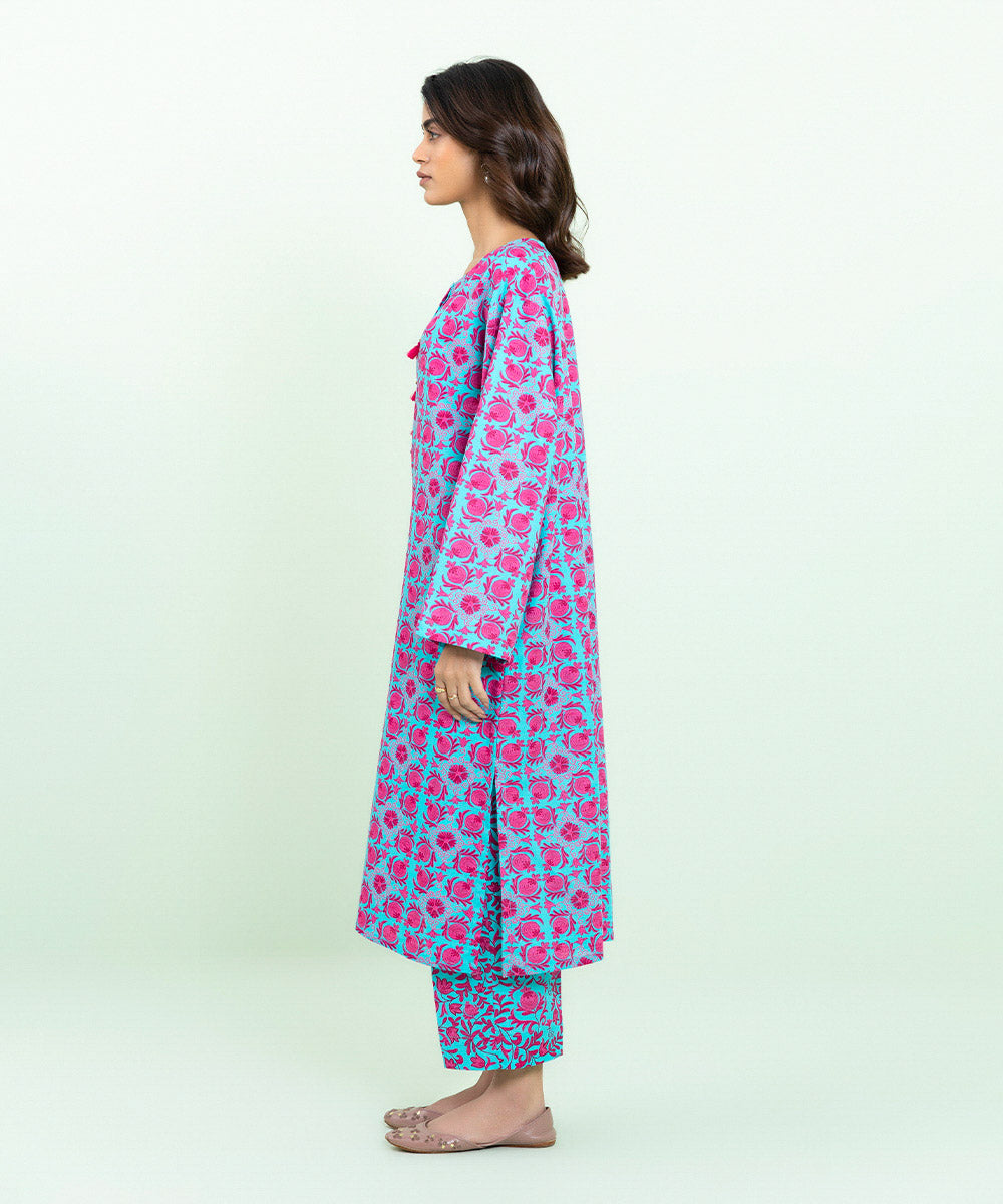 Sapphire - Printed Khaddar Shirt