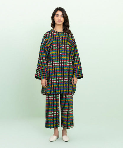 Sapphire - Printed Khaddar Shirt