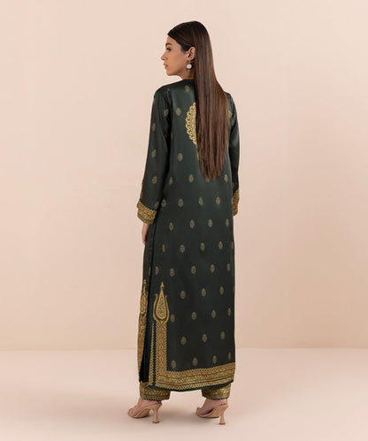 Sapphire - 2 Piece - Printed Silk Suit