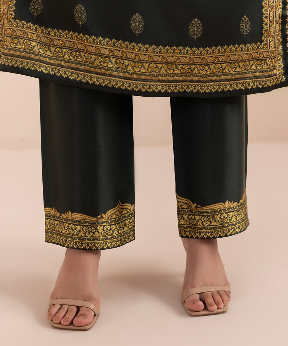 Sapphire - 2 Piece - Printed Silk Suit