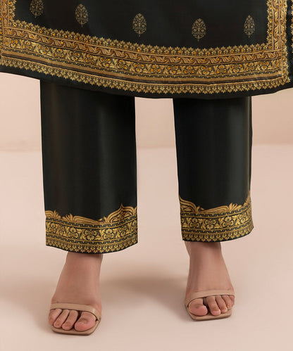 Sapphire - 2 Piece - Printed Silk Suit