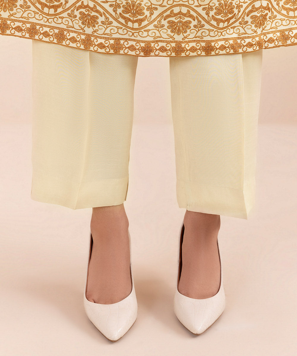 Sapphire - 2 Piece - Printed Silk Suit