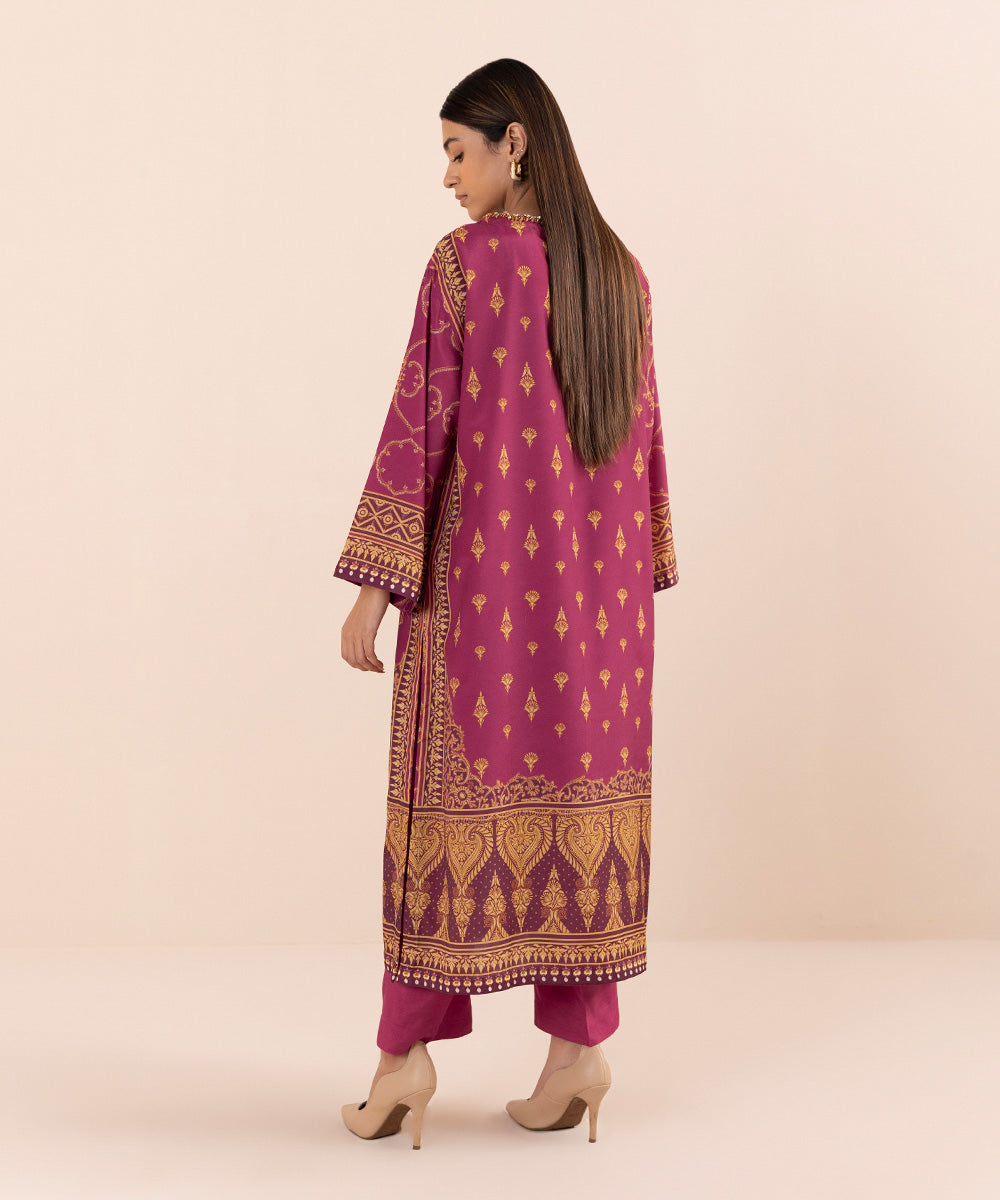 Sapphire - 2 Piece - Embellished Silk Suit