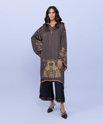 Sapphire - 2 Piece - Printed Silk Suit