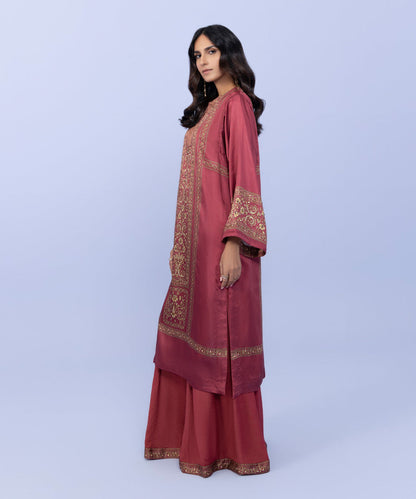 Sapphire - 2 Piece - Printed Silk Suit